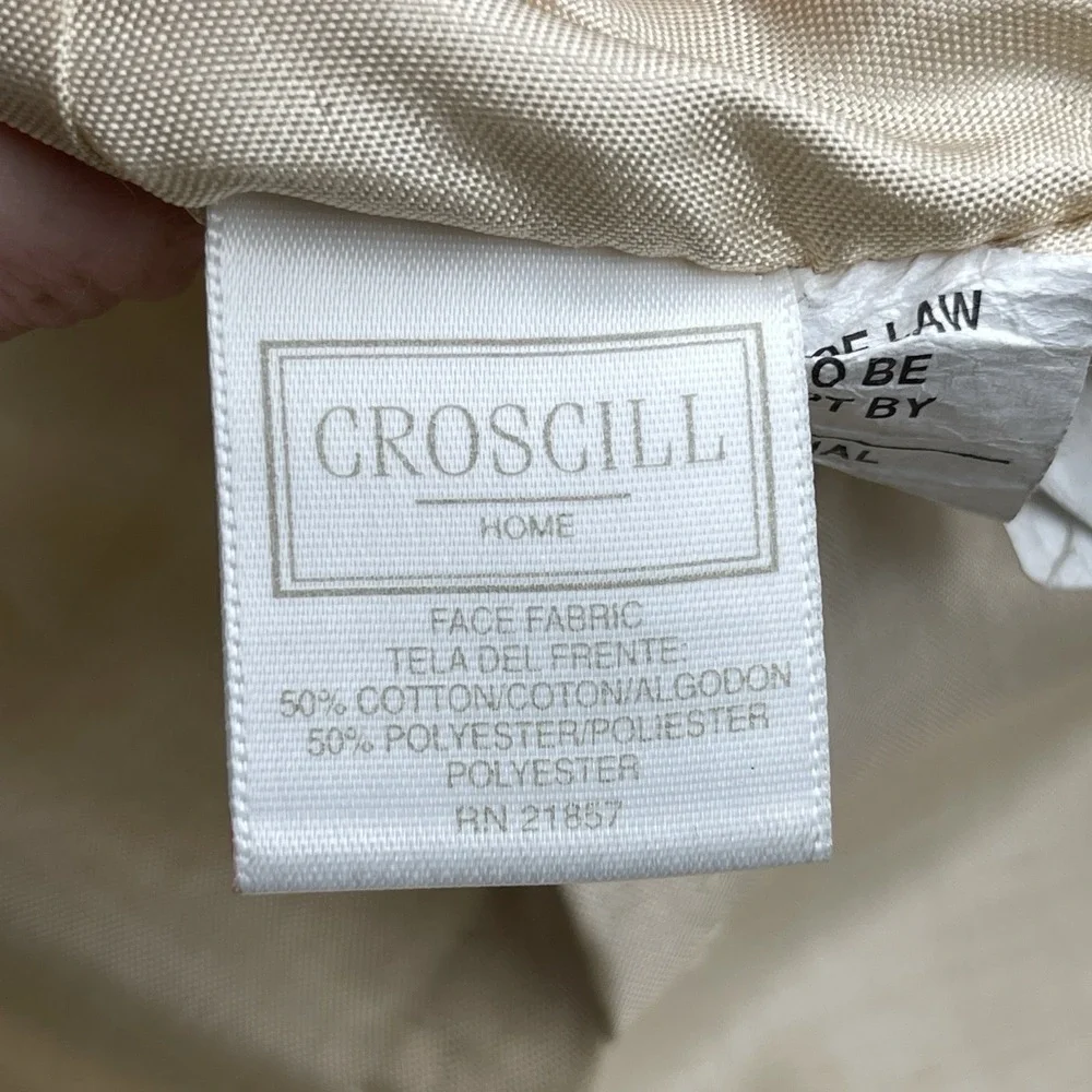 Croscill Concerto Floral Standard Pillow Shams Lot of 2 Made‎ in USA